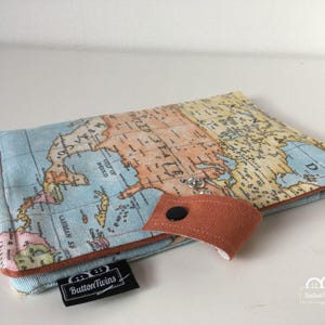 Decorative fabric by the meter world map - cotton blend Atlas - cotton/polyester - fabric for home decoration/tablecloth/curtain *** 50 cm x 140 cm*** image 6