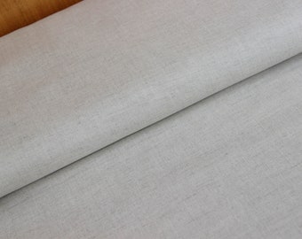 Summer linen natural bleached - linen fabric by the meter light grey - half linen natural fabric, airy summer fabric, decorative fabric, clothing *from 50 cm