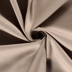 Canvas, sturdy fabric by the meter - tear-resistant bag fabric - heavy cotton fabric - plain cotton - traditional fabric - Panama - 50 x 150 cm 053 sand
