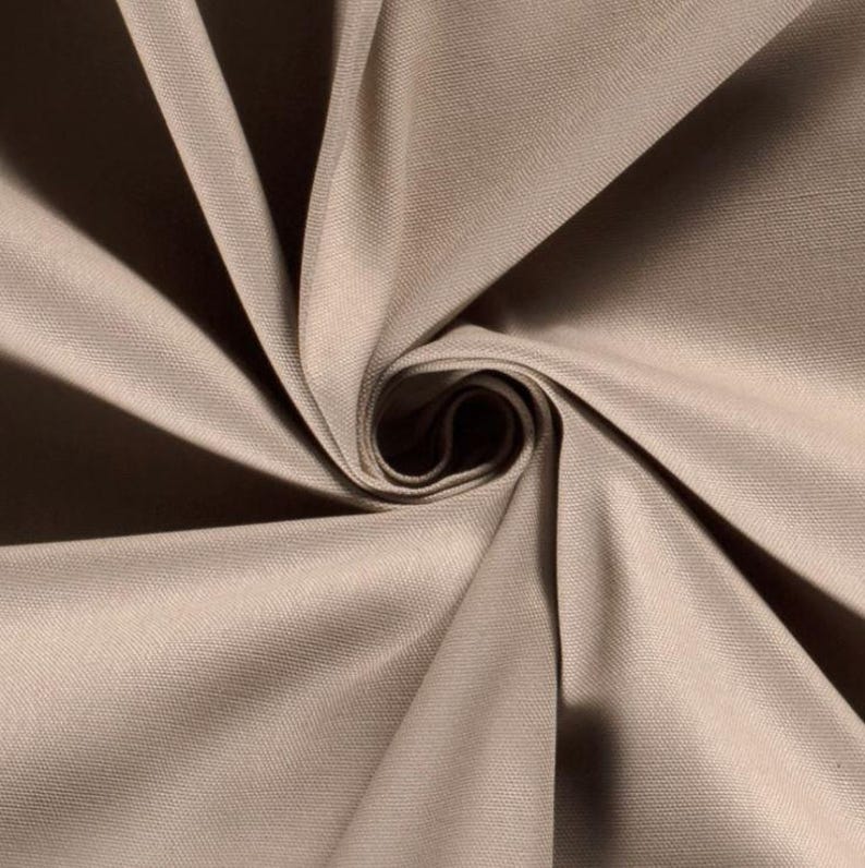 Canvas, sturdy fabric by the meter - tear-resistant bag fabric - heavy cotton fabric - plain cotton - traditional fabric - Panama - 50 x 150 cm 053 sand