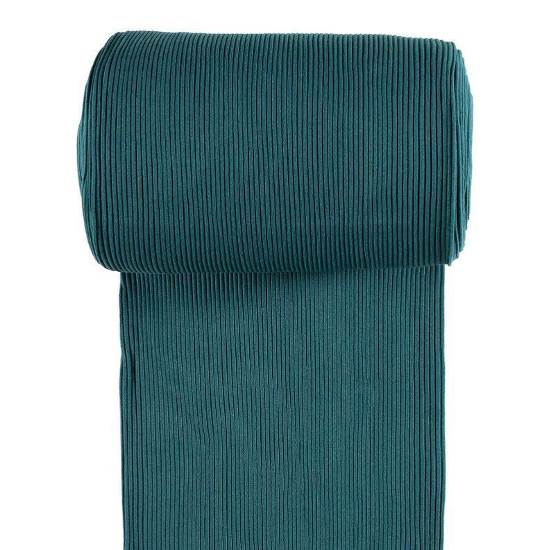 Grobstrick Bündchen Uni Meterware - Bündchen breit gerippt - Cordstoff im Schlauch - Bündchen einfarbig - *ab 25cm x 70cm Bild 7