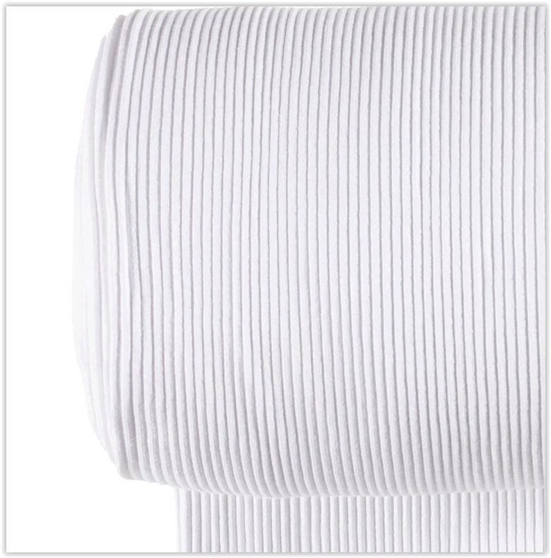 Grobstrick Bündchen Uni Meterware - Bündchen breit gerippt - Cordstoff im Schlauch - Bündchen einfarbig - *ab 25cm x 70cm Bild 10