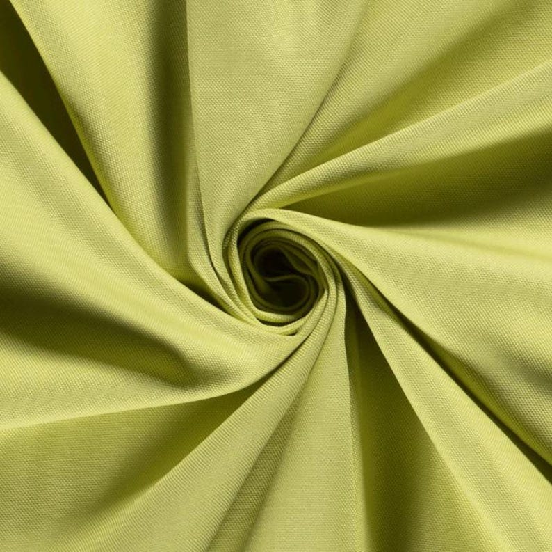 Canvas, sturdy fabric by the meter - tear-resistant bag fabric - heavy cotton fabric - plain cotton - traditional fabric - Panama - 50 x 150 cm 023 limette