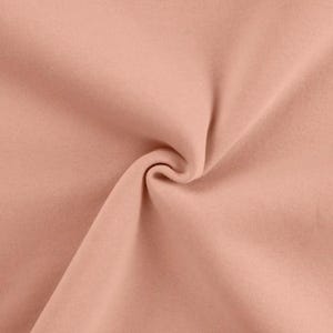 Winter sweatshirt fabric by the meter - melange sweatshirt fabric - cotton sweatshirt melange, Oeko-Tex Standard 100 certified - soft fabric for sweaters/hoodies *From 50 cm 132 lachs