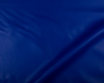 Faux cuir - cuir d'imitation - cuir de poche décoratif BLUE - meifia le tissu 50 cm x 137 cm