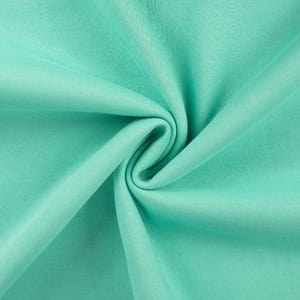 Winter sweatshirt fabric by the meter - melange sweatshirt fabric - cotton sweatshirt melange, Oeko-Tex Standard 100 certified - soft fabric for sweaters/hoodies *From 50 cm 230 türkis