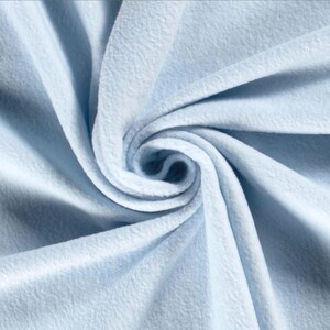Polar fleece by the meter, anti-pilling - Soft/cuddly fleece fabric - Plain cuddly fleece - Polyester fleece - Winter fabric - 50 x 150 cm image 2