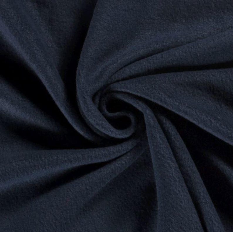 Polar fleece by the meter, anti-pilling - Soft/cuddly fleece fabric - Plain cuddly fleece - Polyester fleece - Winter fabric - 50 x 150 cm image 6