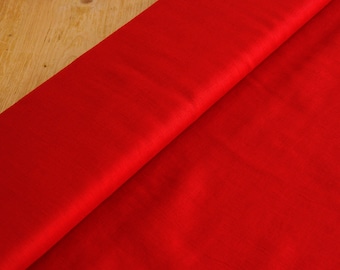 Summer linen - fabric by the metre product 100% linen RED - natural fiber light *** 50 cm x 135 cm ***