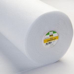Strykbar smältbar fleece | Isolerad Thermolam-mellanlägg | Soyamix bomullsvävd mellanlägg - Freudenberg, Vlieseline *från 50 cm 24-272 Thermolam