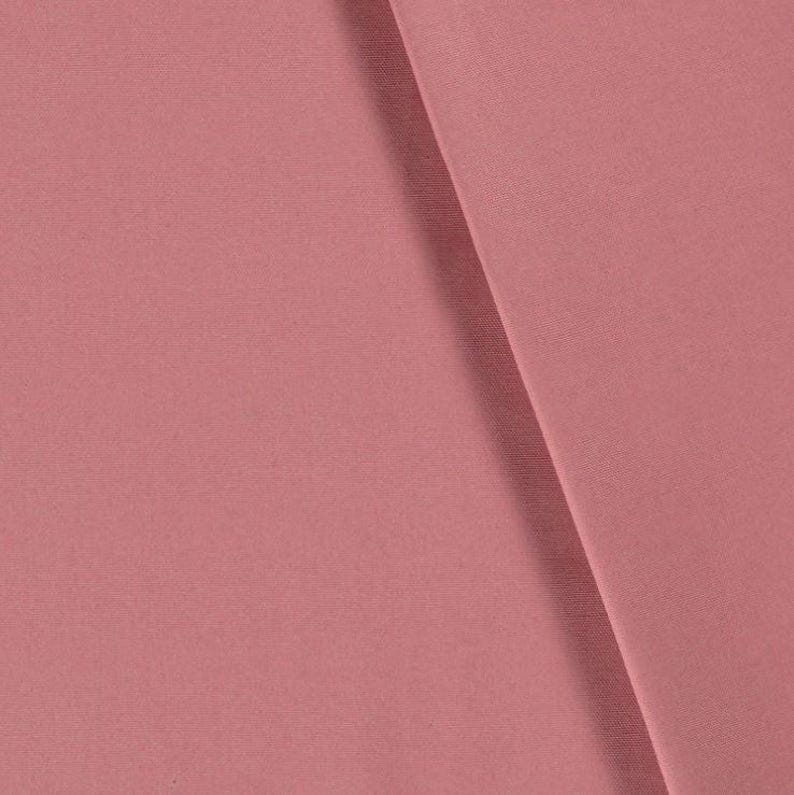 Canvas, sturdy fabric by the meter - tear-resistant bag fabric - heavy cotton fabric - plain cotton - traditional fabric - Panama - 50 x 150 cm 014 altrosa
