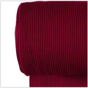 Grobstrick Bündchen Uni Meterware - Bündchen breit gerippt - Cordstoff im Schlauch - Bündchen einfarbig - *ab 25cm x 70cm Bild 5