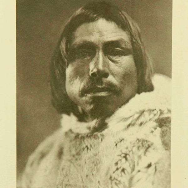 Rare Photogravure 1930 by Robert J. Flaherty, The Hunter, Inuit, Nanook of the North