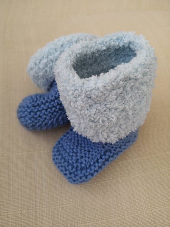 knitted ugg style boots