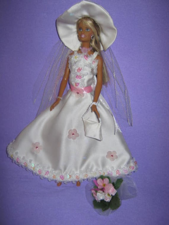 Vestido de novia para barbie (B473) España