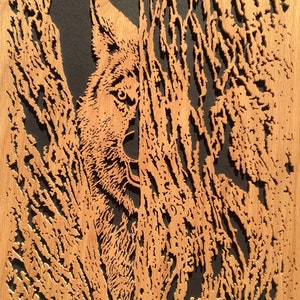 Watchman scroll saw art