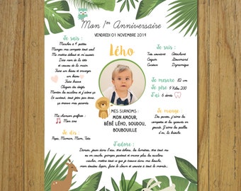 Fete Bebe 1 An Etsy France Fete Bebe 1 An Etsy France