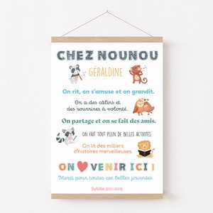 Cartaz de presente para creche, babá ou mãe, presente para professor, personalizado imagem 3
