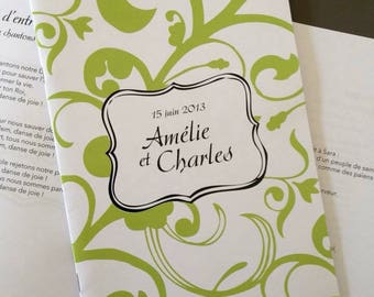 Matrimonio massa libretto, pianta natura, celebrazione cerimonia chic, foglie