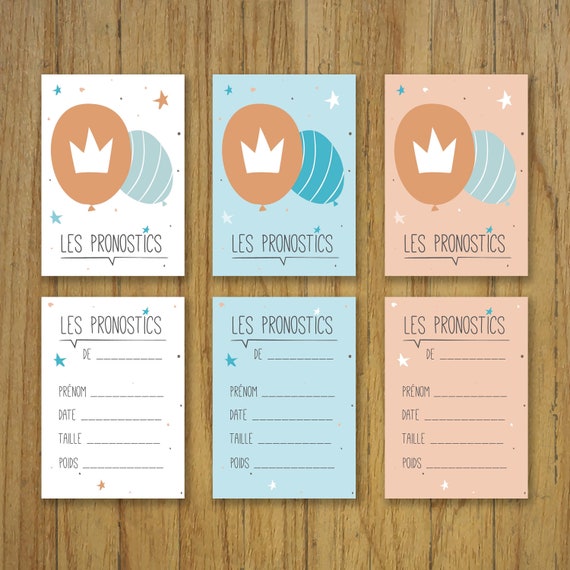 Carte Pronostic Naissance Animation Babyshower Fete Etsy Carte Pronostic Naissance Animation Babyshower Fete Etsy
