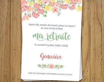 Retraite Homme Carte Etsy France