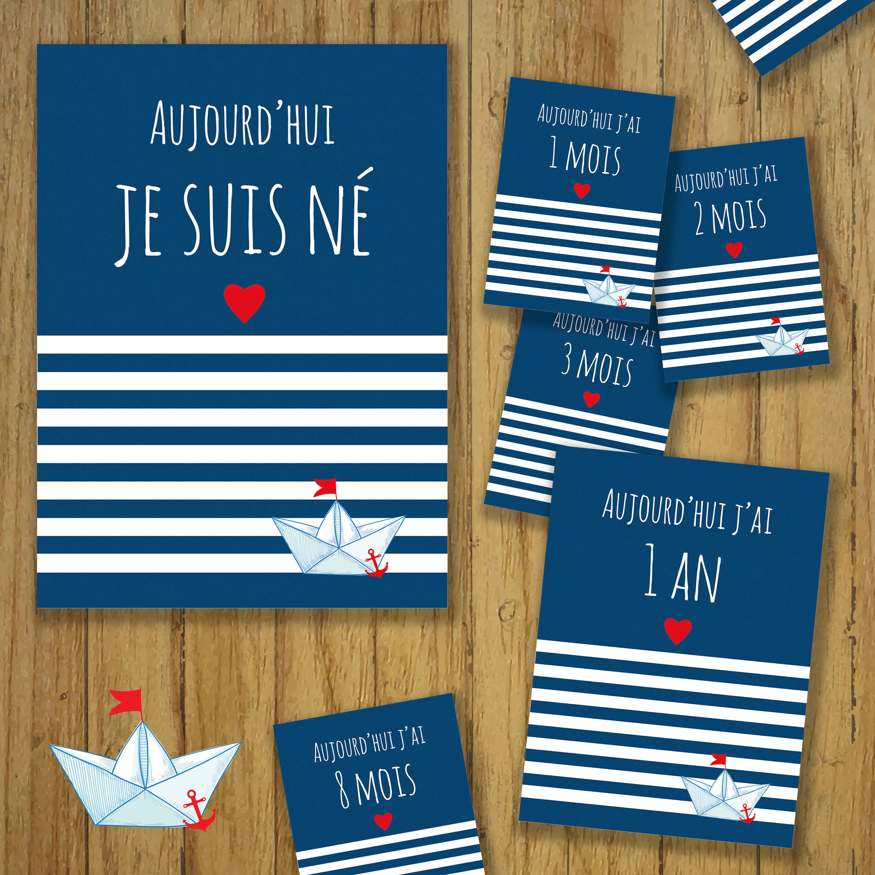 Cartes Etapes Bebe Mois Par Mois Mer Bateau Marin Etsy Cartes Etapes Bebe Mois Par Mois Mer Bateau Marin Etsy