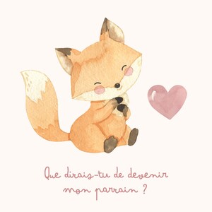 Cartão de padrinho madrinha, Você quer ser meu padrinho, Você quer ser minha madrinha, pedido de anúncio, anúncio, batismo imagem 4