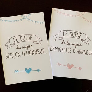Booklet, groomsmaid, wedding witness, guide