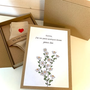 Personalized Pregnancy Announcement Box – Baby Socks & Surprise Message – Original Gift Idea for Dad, Grandma, Godfather, Godmother