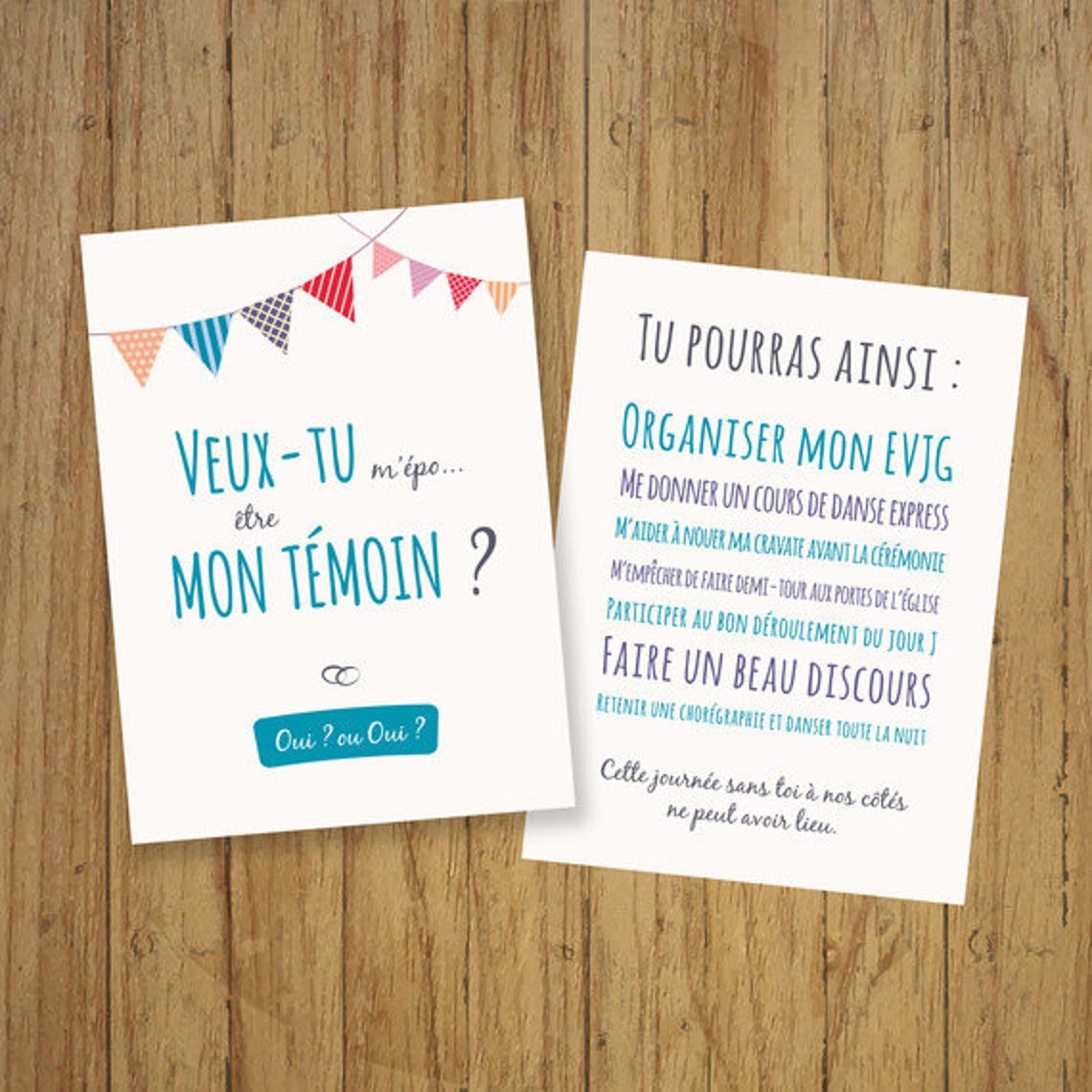 Carte témoin mariage Veuxtu être mon témoin demande témoin Etsy