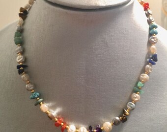 Semi Precious Necklace Stone