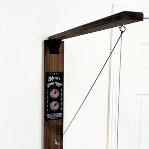 Ring and Hook Game LED lights & personalized designs, folds easily, a great add to your home bar or man cave decor. image 1