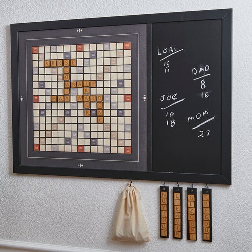 Wall Scrabble Game Board Scrabble for Wall Wall Decor Etsy Canada