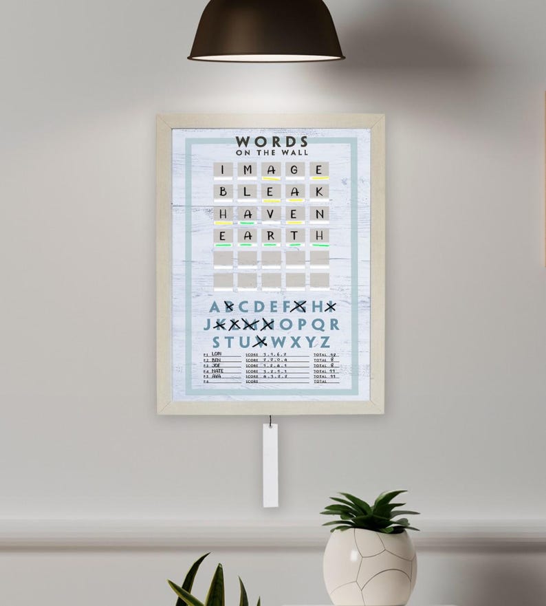 Wordle On The Wall - Beach, 24x18