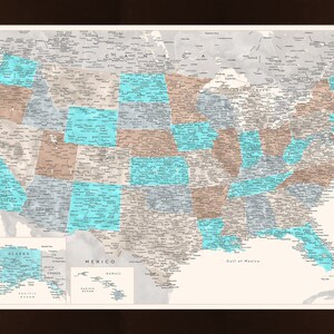 Personalized Magnetic Map Framed - Il 300x300.2313743301 Yqaz