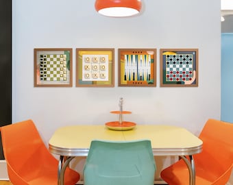 Magnetische Brettspiel Sets: Schach, Dame, Tic Tac Toe