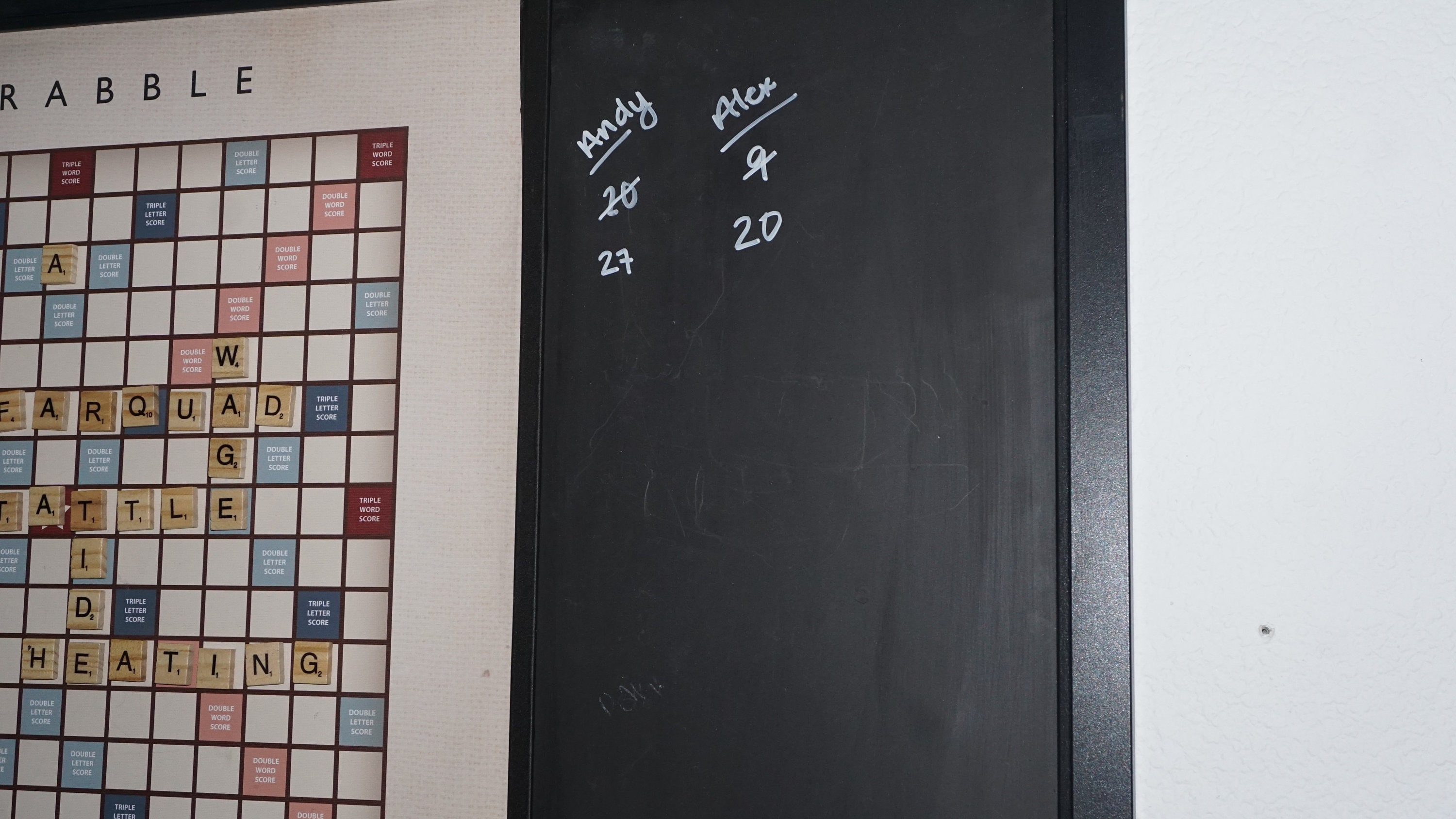 Scrabble Board Game Scrabble Set Plays on the Etsy