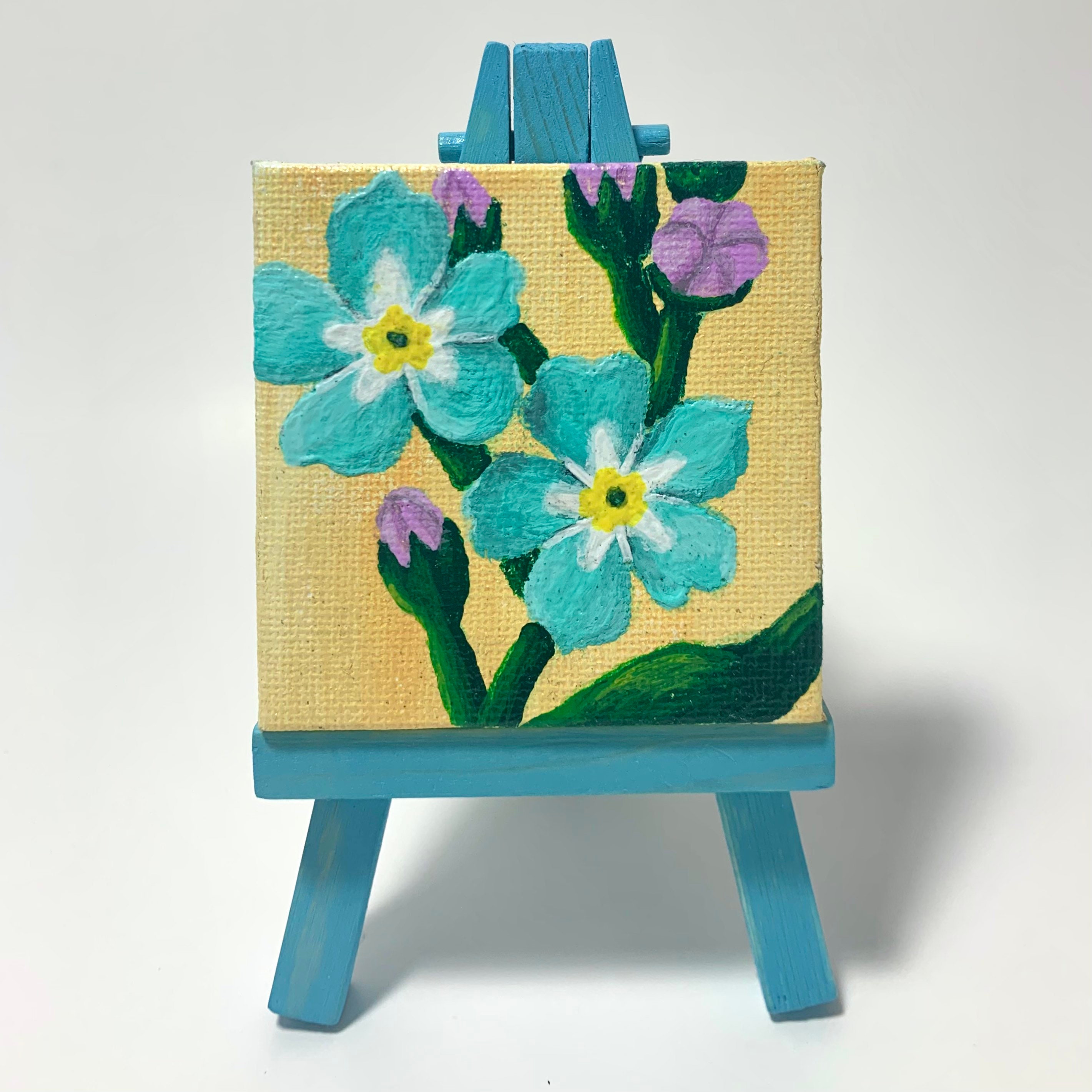 Mini Canvas with Easel and Painting Set for Kids - China Stretched Canvas,  Mini Stretched Canvas