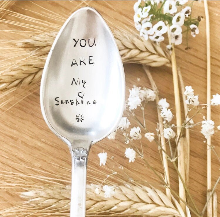 Cuillère Gravée You Are My Sunshine