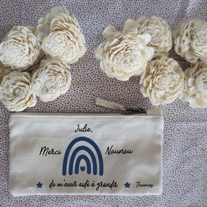 Bolsa de niñera, regalo, fiesta de Navidad, bolsa personalizada con nombres, regalo de fin de año, regalo para ofrecer