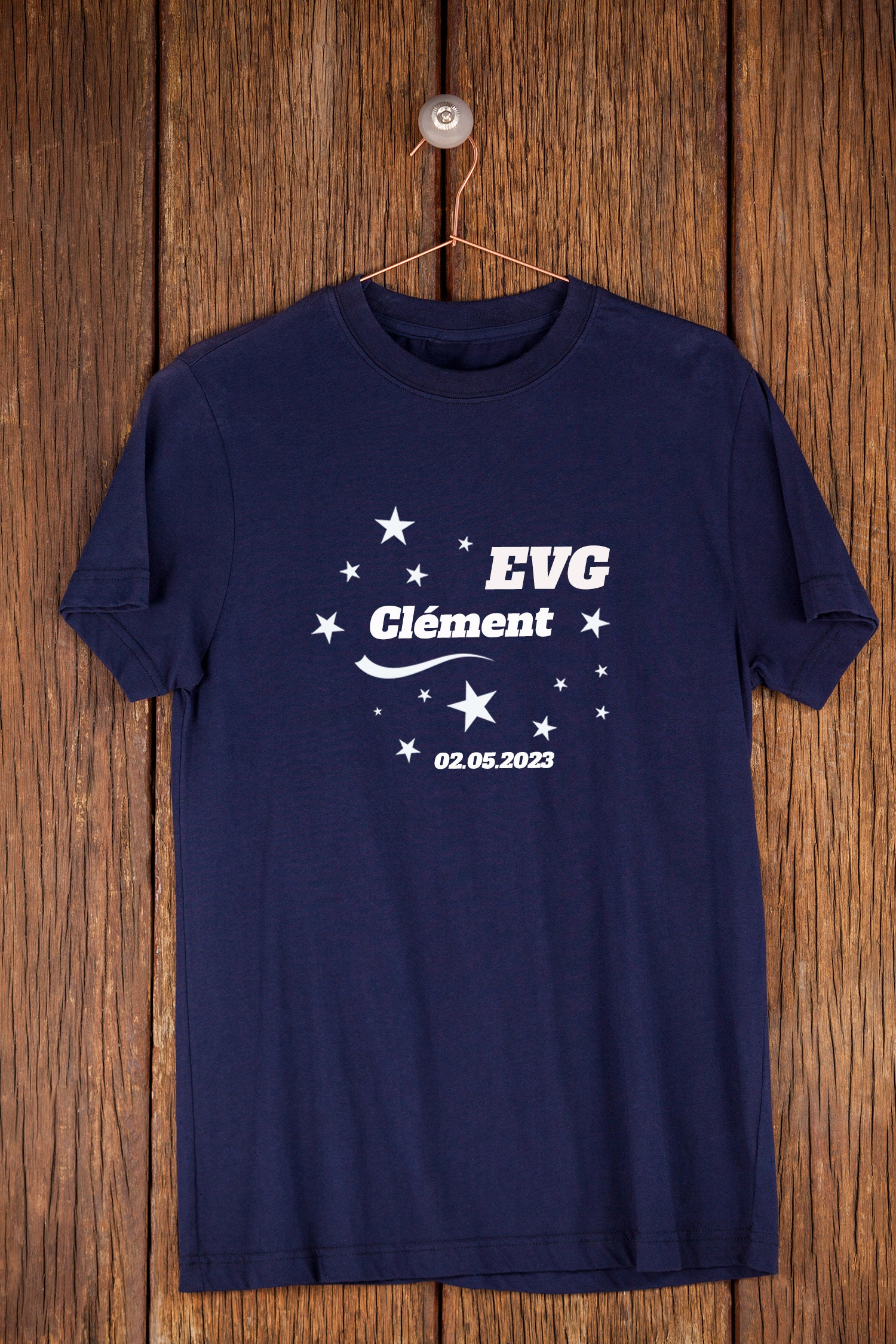 Discover EVG Enterrement De Vie De Garçon T-Shirts Familiaux Assortis