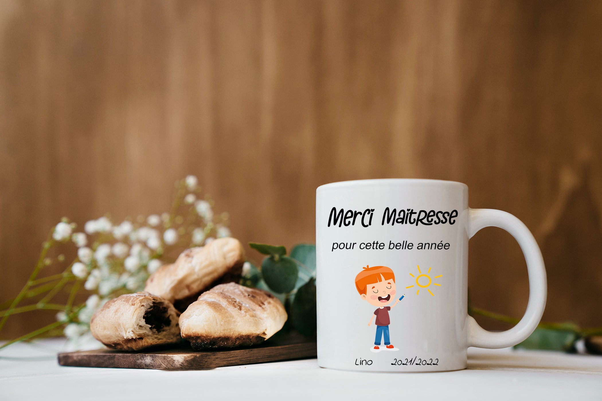 Mug Personnalisé Maîtresse | Mug Cadeau Maîtresse