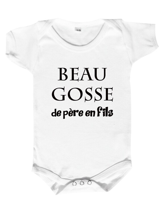 Body Bebe Beau Gosse De Pere En Fils Body Bebe Humour Etsy