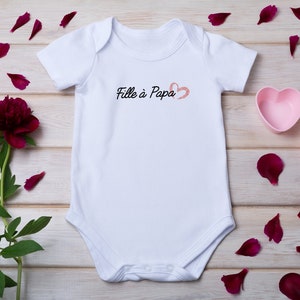 Personalisierter Baby-Body, Vatertag, Vatertag, Überraschungsgeschenke, glitzerndes rosa Farbmuster