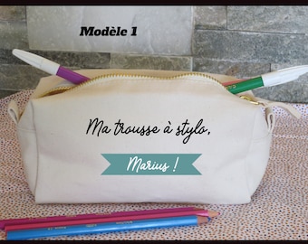 Customizable school kit with child's first name, School kit, Customizable back-to-school kit, children's kit