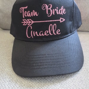 Casquettes EVJF, casquettes personnalisées, enterrement de vie de jeune fille, casquettes prénom et/ou avec date d'évènement, cadeau invité image 10