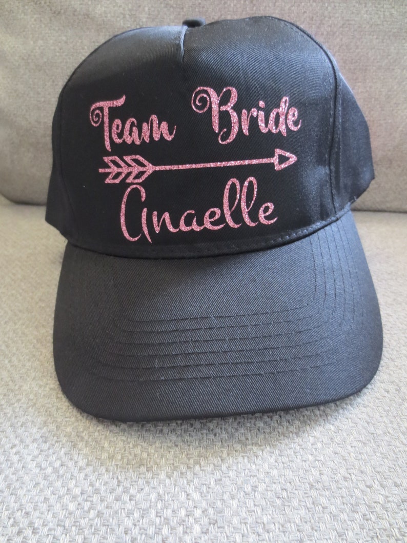 EVJF caps, personalized caps, bachelorette party, first name caps and/or with event date, guest gift image 10