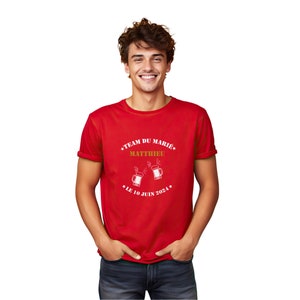 T-shirts bières EVG date prénom du marié personnalisés,enterrement de vie de garçon, cadeau pour le futur marié, cadeaux de mariage,fête image 8