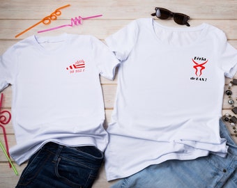 Personalized unisex T-shirts for women or and for girls or boys