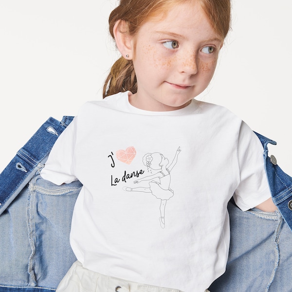 T-shirt de danseuse pour école de danse de fin d'année de danse ou fête d'école ou de noel pour fille et ado et maman! BAGES DANSE ASSORTIS